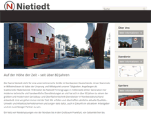 Tablet Screenshot of nietiedt.com